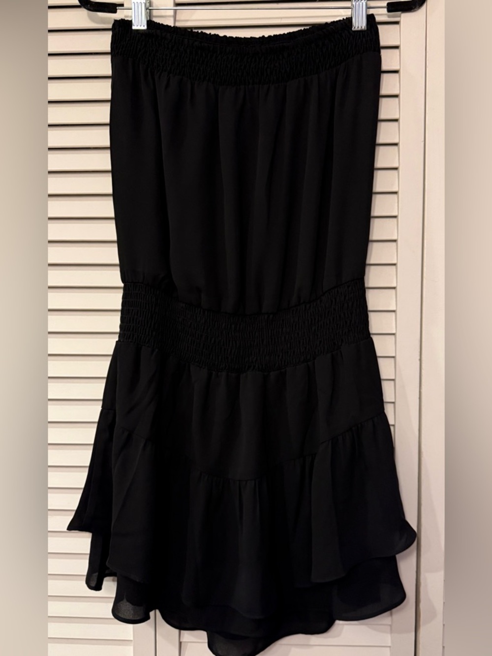 Krisa Smocked Strapless Mini Dress
